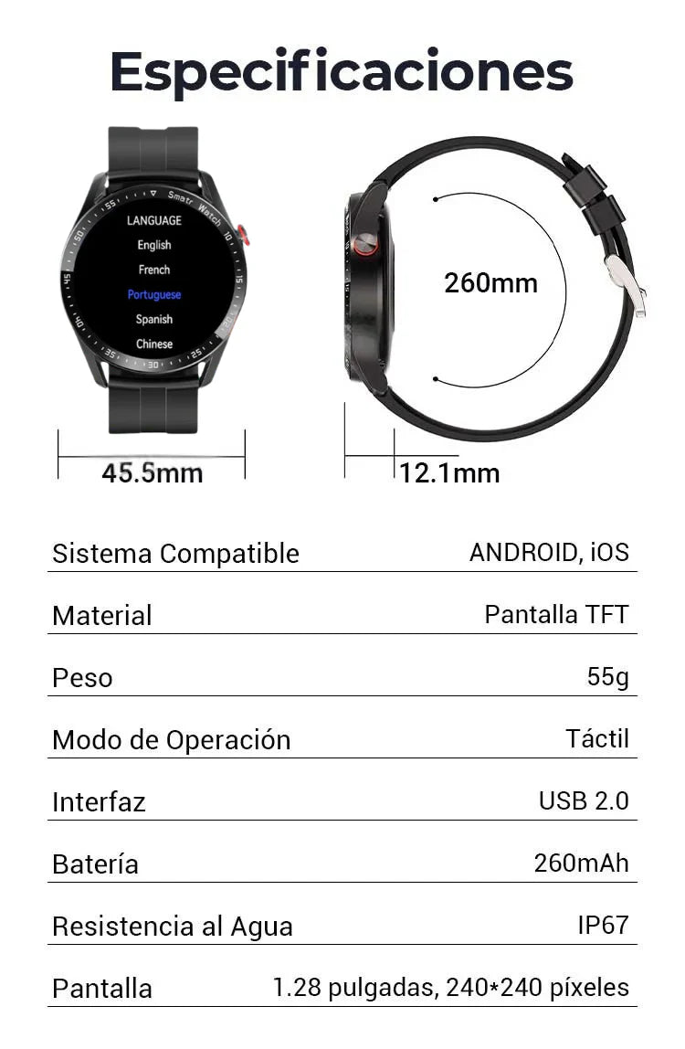 SMARTWATCH HW8 + Auriculares + Regalo