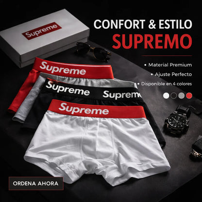 🔥OFERTA BÓXER SUPREMO X12 - COMPRE 6 Y LLÉVESE 12 + 12 Calcetines🔥