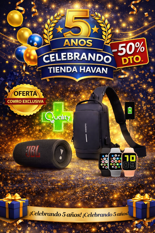 Super Combo Bolso Antirrobo con sistema de clave + JBL charge 5 + Obsequio De Reloj inteligente T500🎁