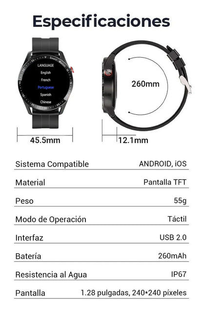 SMARTWATCH HW8 + Auriculares + Regalo