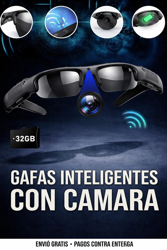 GAFAS INTELIGENTES CON CAMARA + Envio Gratis + Regalo🎁