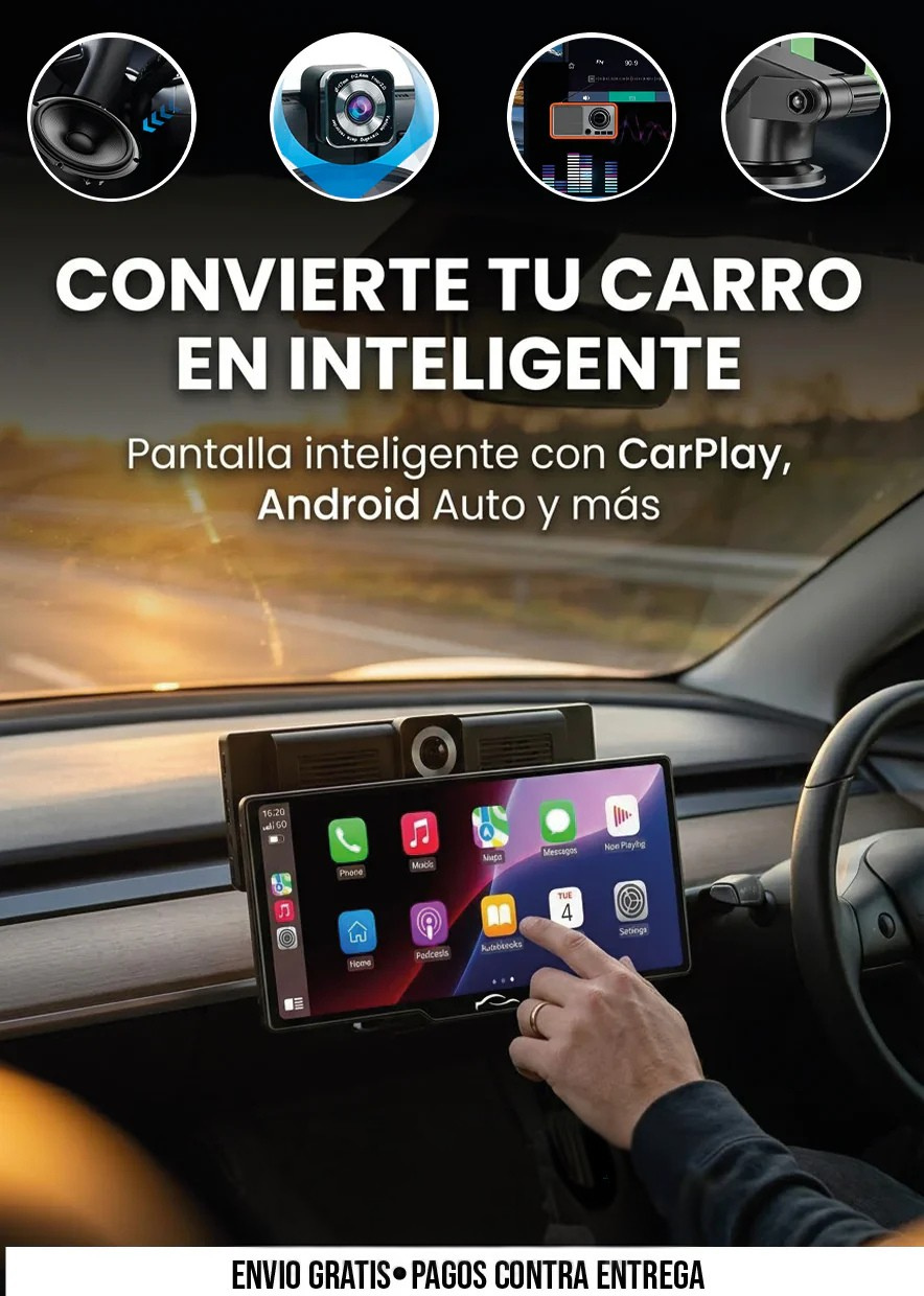 CARPLAY DISPLAY + ENVIO GRATIS + REGALO🎁