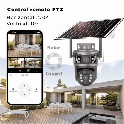 Solar Guard: Cámara de Seguridad - 2 en 1