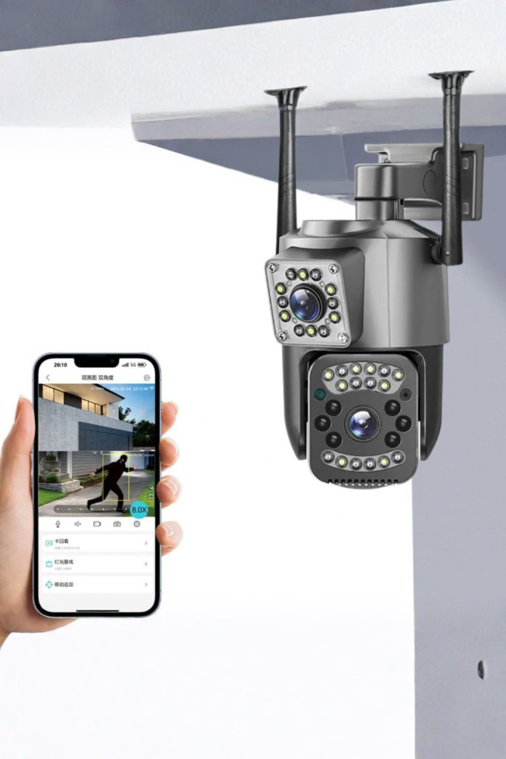 Militar Guard: Cámara de Seguridad - 2 en 1 + Regalo🎁