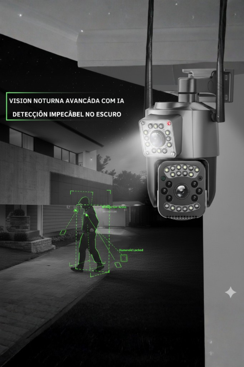 Militar Guard: Cámara de Seguridad - 2 en 1 + Regalo🎁