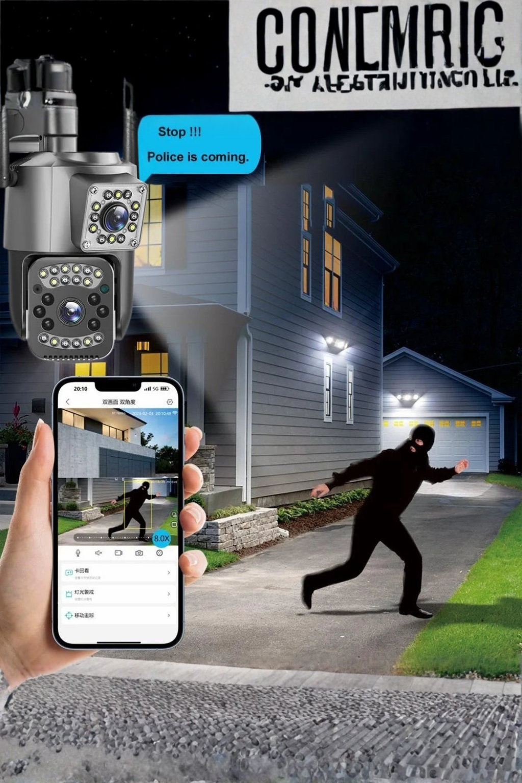 Militar Guard: Cámara de Seguridad - 2 en 1 + Regalo🎁