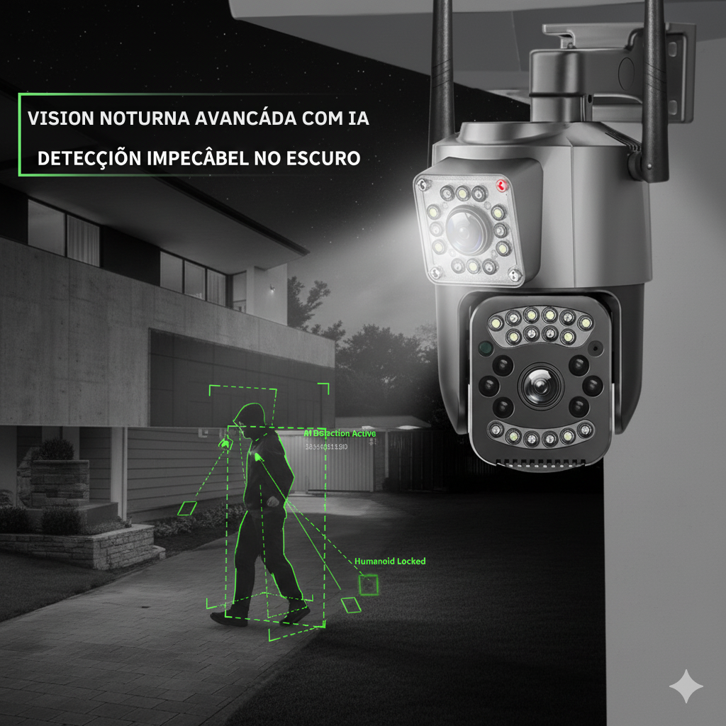 Camara De Seguridad Ptz Doble Lente Alta